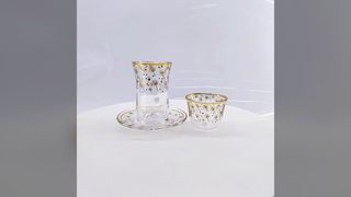 Premium 36 Piece Glass Tea and Coffee Set for Hosting 1498B-25C08