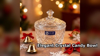 Elegant 165ML Crystal Glass Candy Bowl Model 1366T