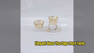 Premium Glass Tea Cups Elegant Design for Every Occasion