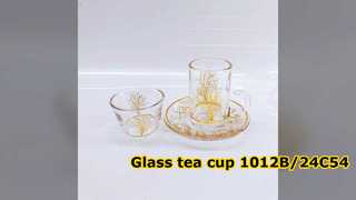 Glass tea cup 1012B/24C54