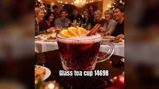 Glass tea cup 1469B
