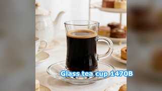 Glass tea cup 1470B