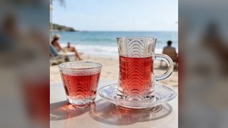 Glass tea cup 1470B Nice